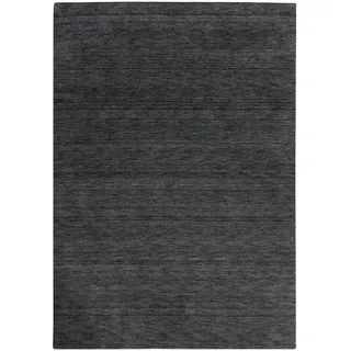 Steffensmeier Wollteppich, Anthrazit, Naturmaterialien, Rechteckig, 200x250 cm für Wohnzimmer Handloom