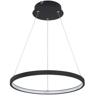 GLOBO Ring 1-flg. 38,5 cm rund schwarz-matt opal