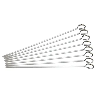 Rosenstein & Söhne Grillspieß 31 cm Edelstahl silber