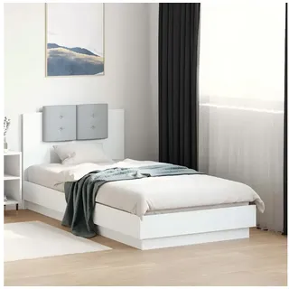 vidaXL Massivholzbett 200 x 200 cm Braun