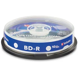 Verbatim M-Disc BD-R 25GB 4x Speed Cakebox