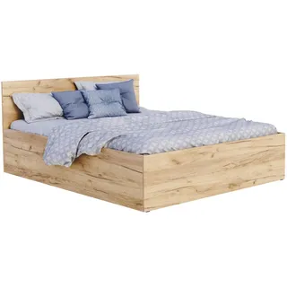 Fdm Stauraumbett, Kiefer, Holzwerkstoff, 120x200 cm, Schlafzimmer, Betten