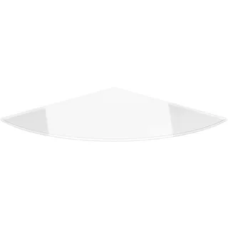 ECOfoxx Funkenschutzplatte Viertelkreis 120 x 120 cm Glas transparent