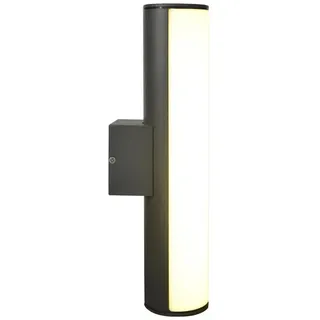 NÄVE Außenwandleuchte Aluminium, Kunststoff 8 W inkl. Bewegungsmelder grau