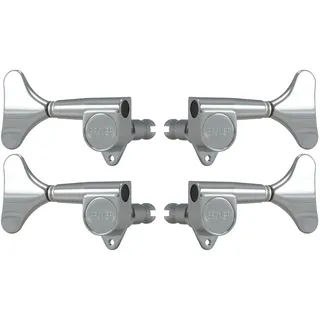 Grover 144C Mini Bass Machines - Bass Machine Heads, 2 + 2 - Chrome