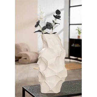 Gilde Vase Kegel Olbia beige 38,5 cm