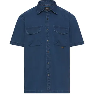 CAMEL ACTIVE Kurzarmhemd Blau L
