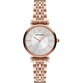Emporio Armani Damenuhr Edelstahl roségold Damen