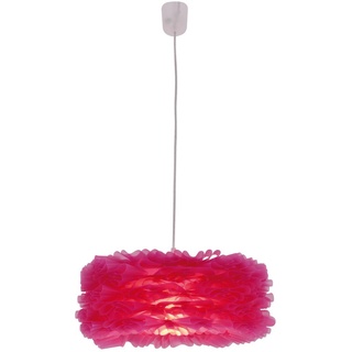Näve Hängeleuchte Volant, Rot, Weiß, Pink, Kunststoff, 101 cm, Lampen & Leuchten, Innenbeleuchtung, Hängelampen, Esstischlampen