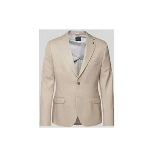 Sakko mit Brustleistentasche Modell 'DiNick', Beige, 54