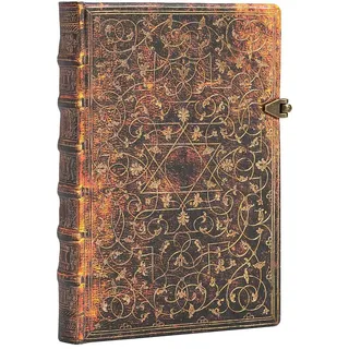 Paperblanks Grolier Ornamentali - Notizbuch Midi Liniert - , Midi (180 x 130 mm)