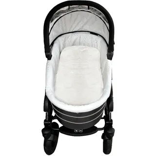 Heitmann-Felle Babylammfell HEITMANN FELLE "Einlage - echtes Lammfell", Baby, Gr. B/L: 33cm x 73cm, beige (naturweiß), Baumwolle, Lammfell, winterlich, Wohndecken, ideal für Soft-Tragtaschen, Kinderwagen, Buggy, Kinderbett, waschbar