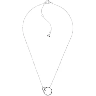 Skagen Elin Kette mit Anhänger Edelstahl/Glas Silber