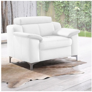 exxpo - sofa fashion Sessel Florenz weiß 95 cm x 97 cm x 98 cm