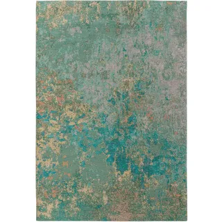 benuta pop Flachgewebeteppich, Türkis, Textil, Orientalisch, Rechteckig, 80x165 cm, Oeko-Tex® Standard 100, wasserabweisend, Teppiche & Böden, Teppiche, Flachgewebe-Teppiche