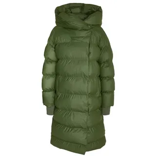 Noisy May Winterjacke - NMSKY L/S LONG COATED JACKET NOOS - XS bis M - für Damen - Größe S - grün - S