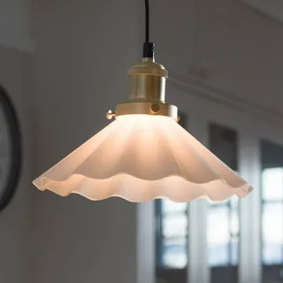 PR Home August Hängelampe Glasschirm Ø 25 cm, Stecker