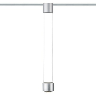 Paulmann URail LED-Pendelleuchte Aldan  (16 W, Chrom matt, Höhe: 8,5 cm, Dimmbar)