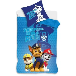 Paw Patrol Baby Bettwäsche 100 x 135 cm 100% Baumwolle