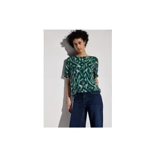 Bluse mit Print - Multicolour|Grün