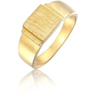 KUZZOI Siegelring Herren Siegelring Modern 925 Silber goldfarben 64 mm
