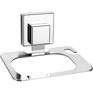Smartloc Haartrocknerhalter Föhnhalter für Bad - Bohrfrei und praktisch Haartrocknerhalterung, (Haartrockner/Fönhalterung-Set, 2-tlg., Fönhalter-Set, Starker Halt ohne Bohren: Patentiertes Vakuumsystem)