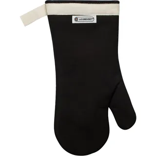Le Creuset Ofenhandschuh mit extra langem Ärmel, Einheitsgröße, Schwarz, Baumwoll-Canvas, 95002300000000