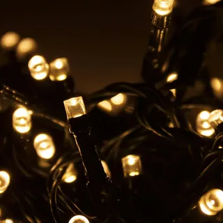 Nedis Lichterkette 180 LEDs, warmweiß, 230V, IP44, Innen/Außen