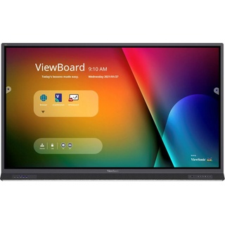 Viewsonic IFP7552-1A Signage Display Interaktiver Flachbildschirm 190,5 cm (75 Zoll) WLAN 400 cd/m2 4K Ultra HD Touchscreen Eingebauter Prozessor ...