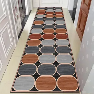 AZMANI Läuferteppiche, Teppichläufer 100 cm 1,5 m 2 m 250 cm 300 cm 4 m 5 m 6 m Extra Lange Teppiche, für Balkon, Flur, Büroteppich, 1 m x 3 m
