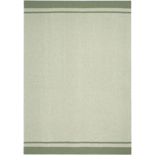 Wolldecke BIEDERLACK "Arezzo Stripe" Wohndecken Gr. B/L: 150 cm x 200 cm, grün Wolldecken