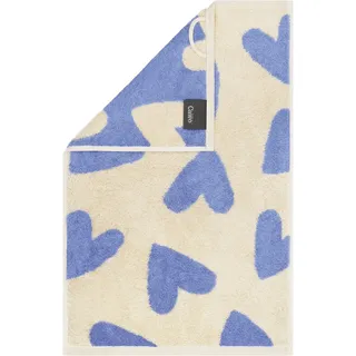 CAWÖ Heart Beats Handtuch 30 x 50 cm blau