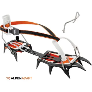 Petzl Steigeisen schwarz/orange One Size