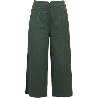 Banned Retro - Rockabilly Stoffhose - Pretty Perfect Trousers - XS bis S - für Damen - Größe XS - grün