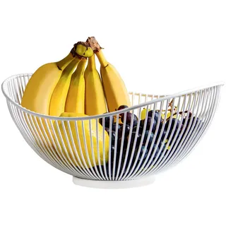 bremermann Obstschale Oval Weiß 13,5 cm