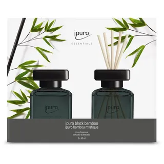 IPURO Raumduft ipuro Essentials Raumduft black bamboo 2 x 50 ml weiß
