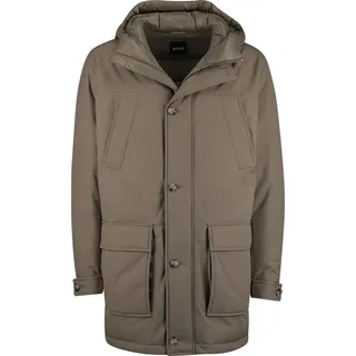 BOSS Black Winterjacke H-Detoni braun einfarbig - Braun - 5XL