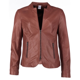Lederjacke JCC "Lida" Gr. 42, rot (bordeaux) Damen Jacken Lederjacken
