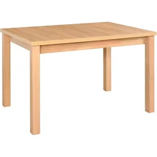 Esstisch Max 5 ausziehbar Buchenholz-Laminat grandson 80x78x120-150 cm - Braun