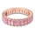 Swarovski Rosé Vergoldeter Damenschmuck mit Strahlenden Rosa Swarovski Kristallen