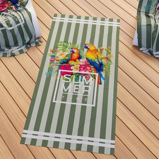 PETTI Artigiani Italiani - Strandtuch aus Mikrofaser, Strandtuch oder Pool, Handtuch für Strandbett, Strandtuch 90 x 180 cm, Strandtuch, 100% Made in Italy, Sommerzeit