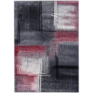 Pergamon Brilliant Verlauf Designer Teppich 80 x 150 cm Rot