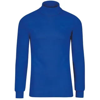 TRIGEMA Rollkragenpullover Blau S