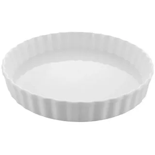 LuxusKollektion Quicheform Quicheform Keramik 26cm Weiß, (1-tlg) weiß