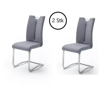 MCA Furniture Artos XL 2 St. Stoffbezug grau