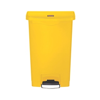 Rubbermaid Tretmülleimer Slim Jim® Step-On, Kunststoff, 50 Liter 1883575 , Farbe: gelb