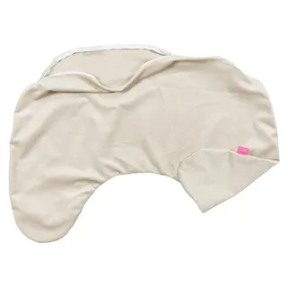 Samtkissenbezug für BabyUniverse Stillkissen (klein) - beige