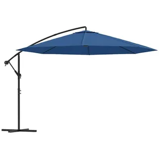 vidaXL Ampelschirm Ø 350 cm blau 47131