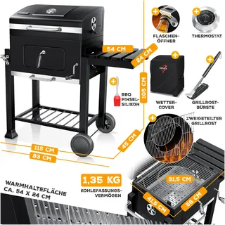 Kesser Holzkohlegrill 26065