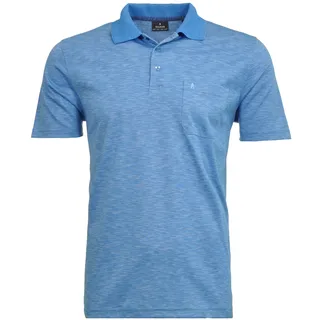 Poloshirt RAGMAN Gr. M, blau (aqua, 702) Herren Shirts Kurzarm